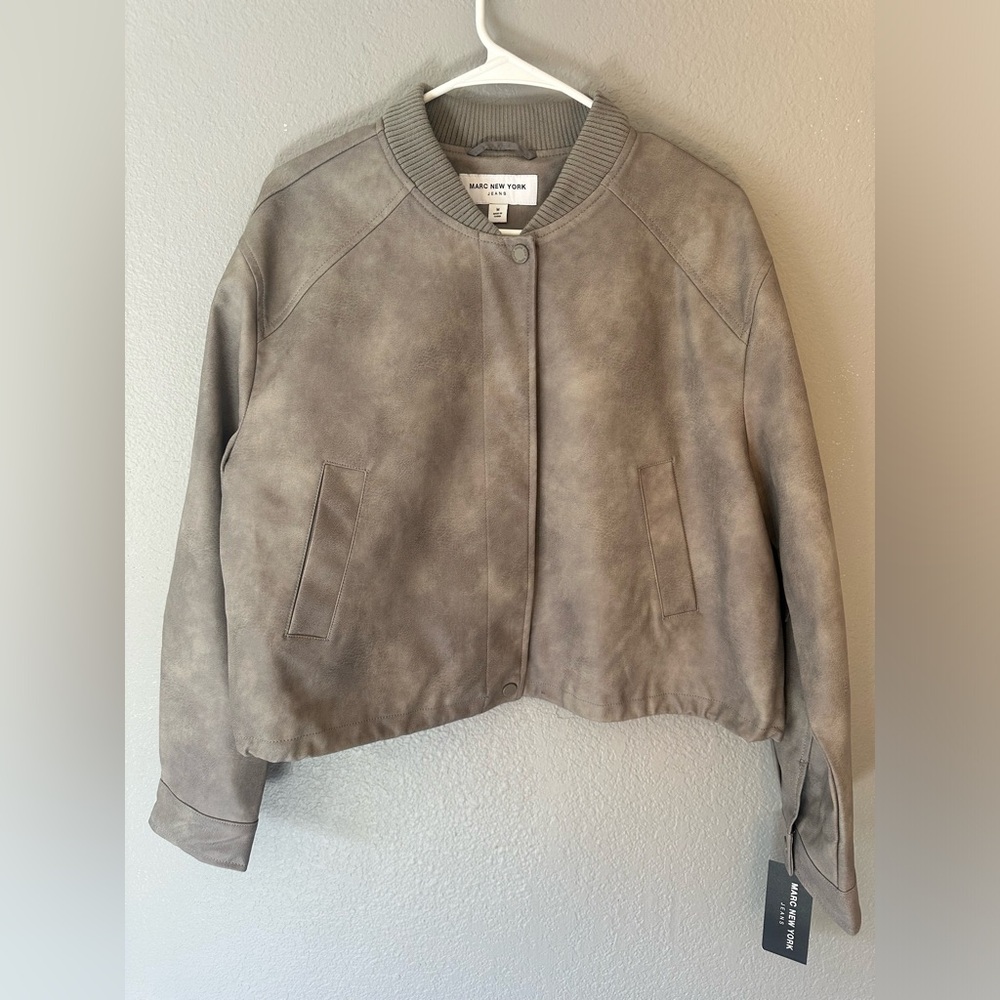 Marc new York jeans polyurethane women’s gray jacket size M